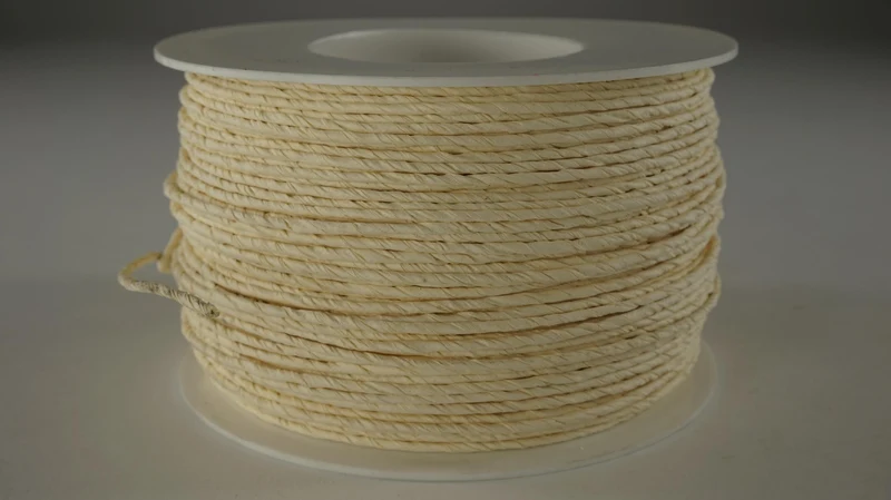 Papierdraht 100 Meter Rolle weiß