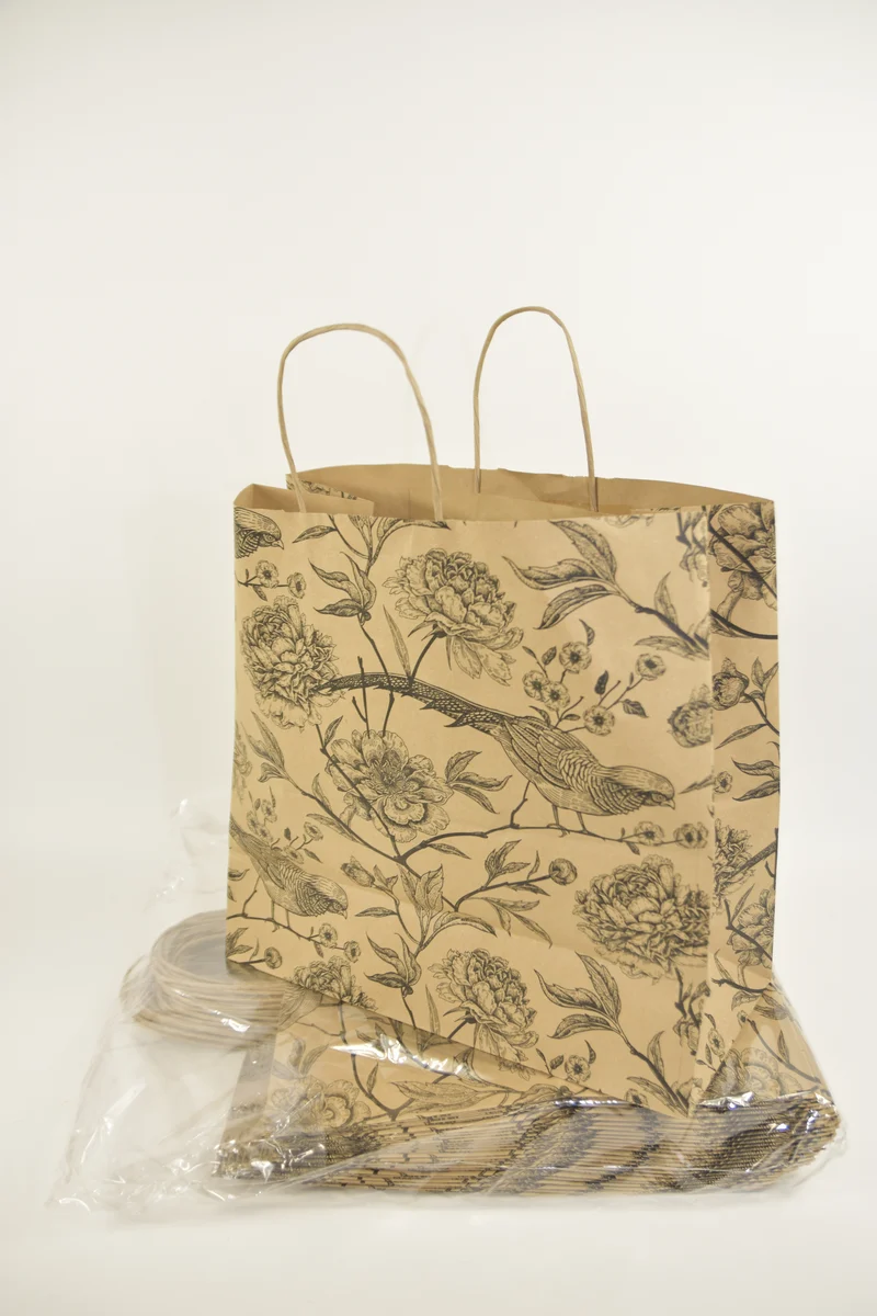 Tragetasche ''ABBY'' kraft 36x16x35cm 25 Stück gedrehter Griff