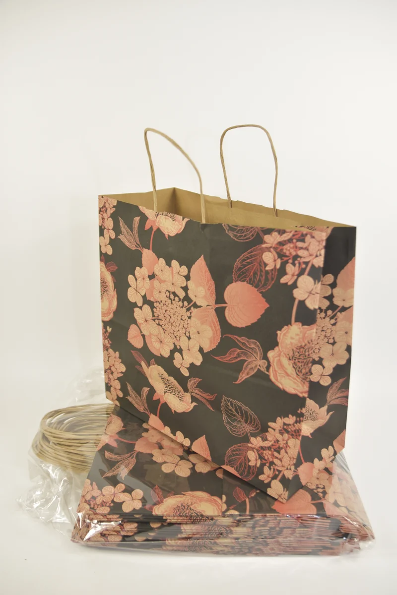 Tragetasche ''YUMI'' kraft 36x16x35cm 25 Stück gedrehter Griff