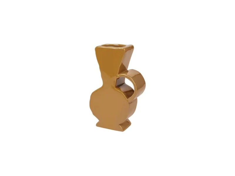 Broste Copenhagen Etta Vase Cinnamon Sand 19x8x30cm