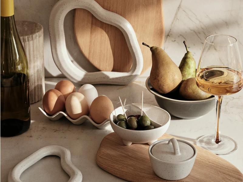 Broste Copenhagen NORDIC VANILLA Untersetzer 25x19cm Set2