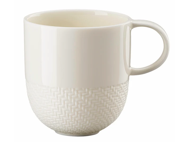 Rosenthal Kumi White tone Becher mit Henkel 0,33l