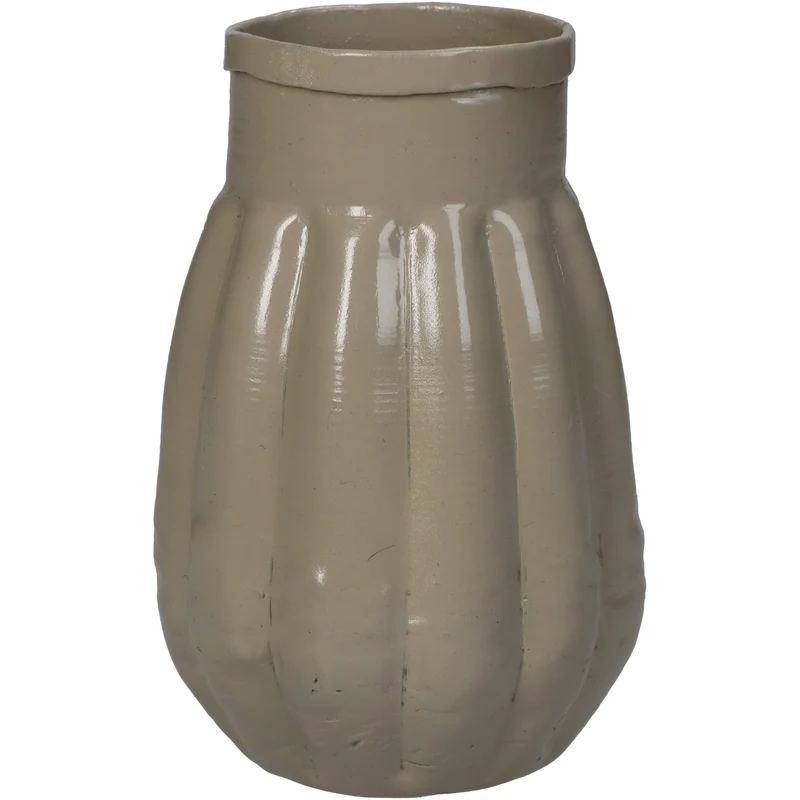 Vase Aluminium Elfenbein 7,5x7,5x11,5cm
