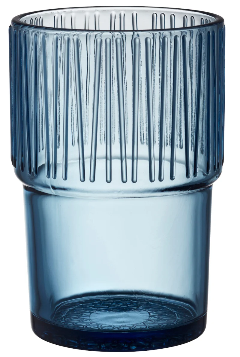 Bitz Kusintha Caféglas blau 380ml 4er Set
