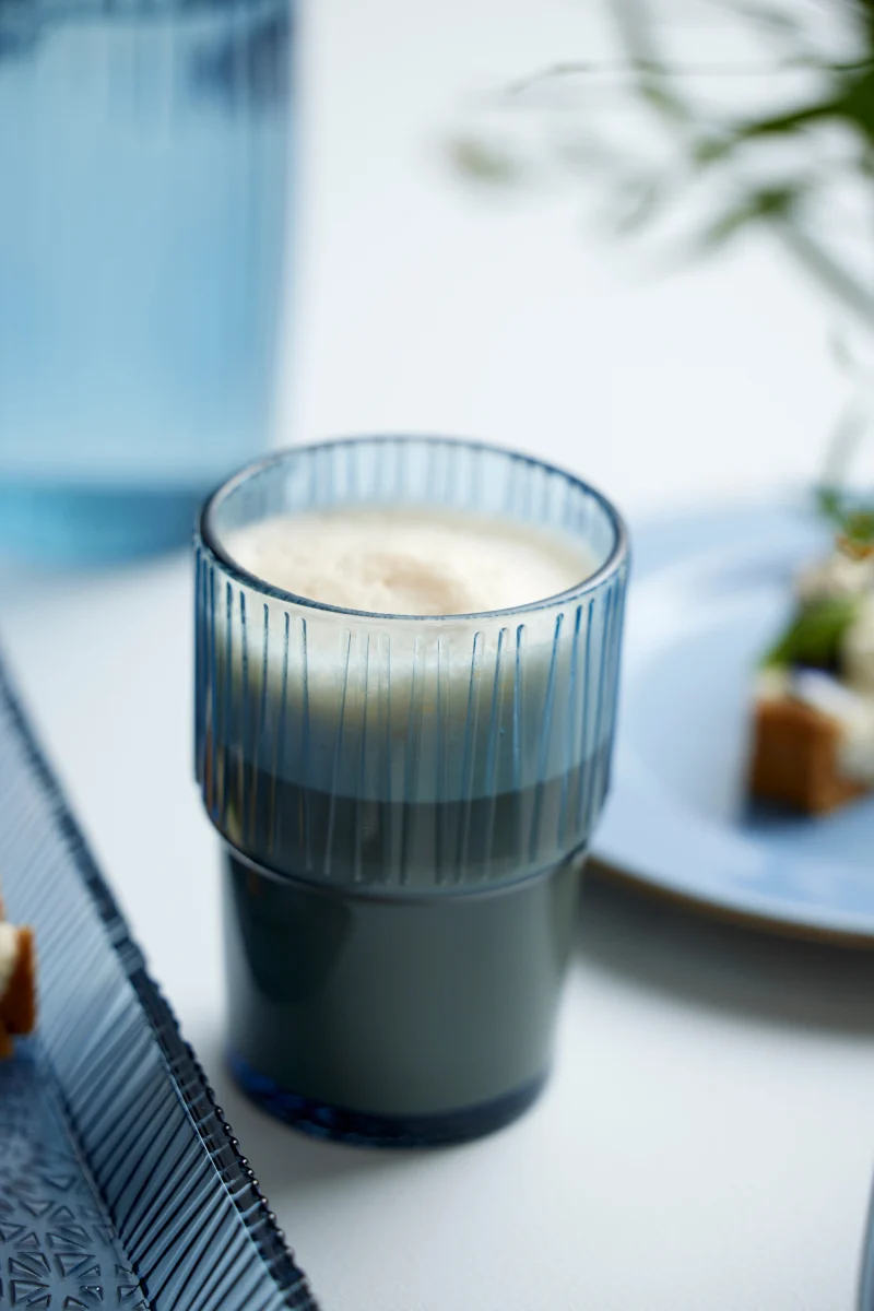 Bitz Kusintha Caféglas blau 380ml 4er Set