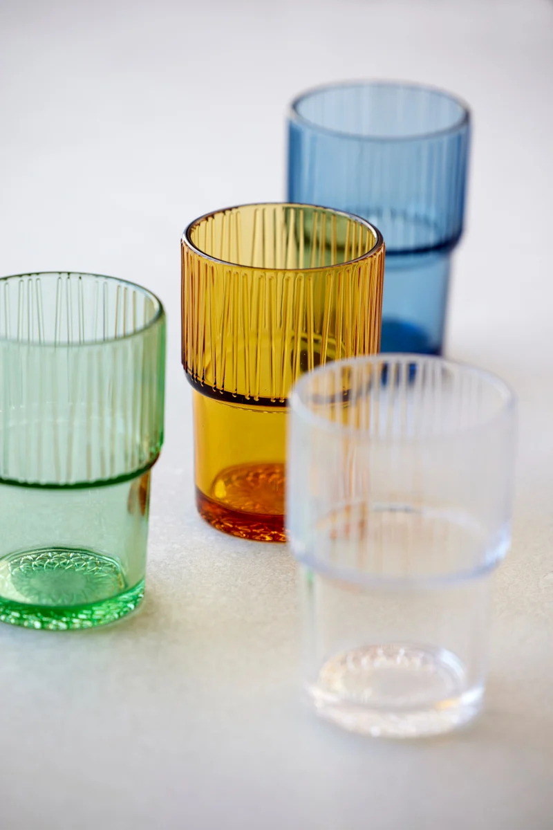 Bitz Kusintha Caféglas klar 380ml 4er Set