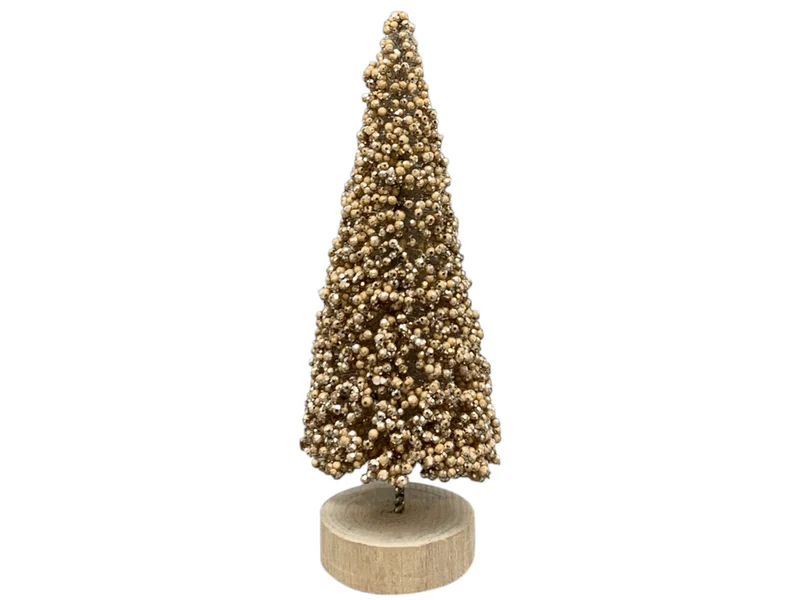 Exner GlisseR Tannenbaum gold 7x7x20cm