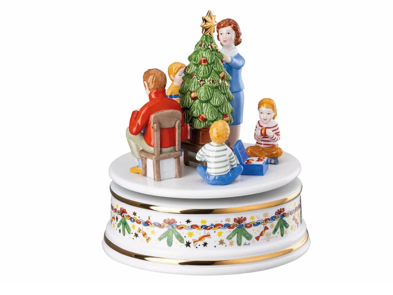 Hutschenreuther Sammelkollektion 2024 Weihnachtsleuchten Spieluhr groß