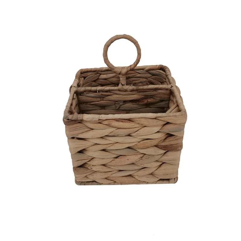 Aufbewahrungs-Backset Wasserhyazintl mit Trennwand 40x10x12cm Natur