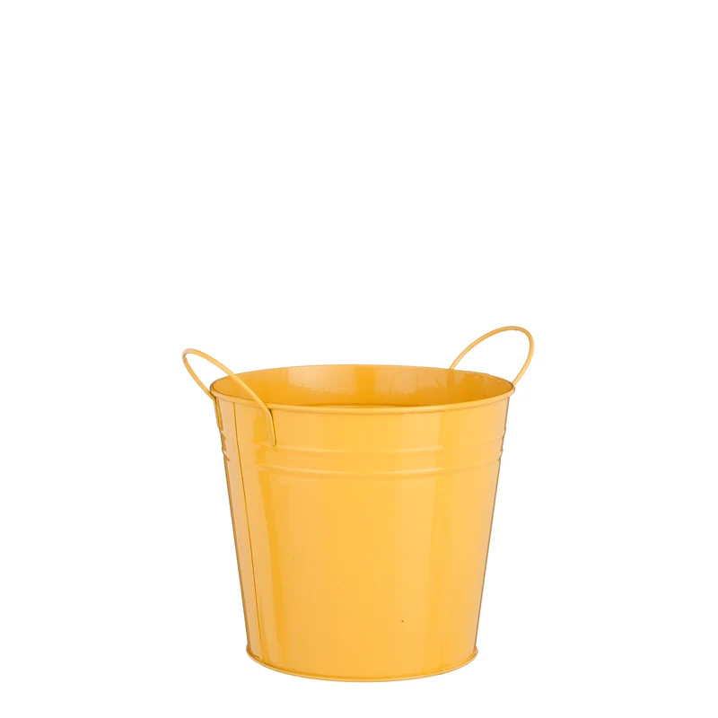 Joey Topf rund gelb - h15xd16cm
