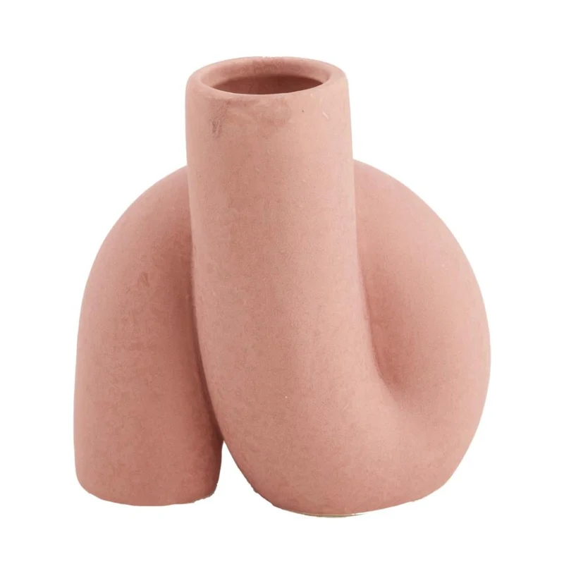 Vase Porzellan 10.3x6.5x11.5cm Weiß