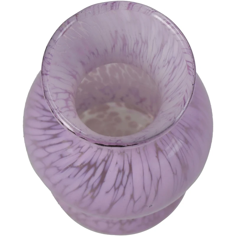 Vase Glas Flieder 8x8x16cm