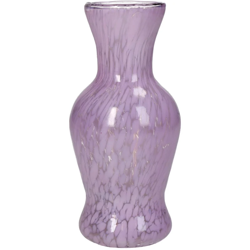 Vase Glas Flieder 8x8x16cm