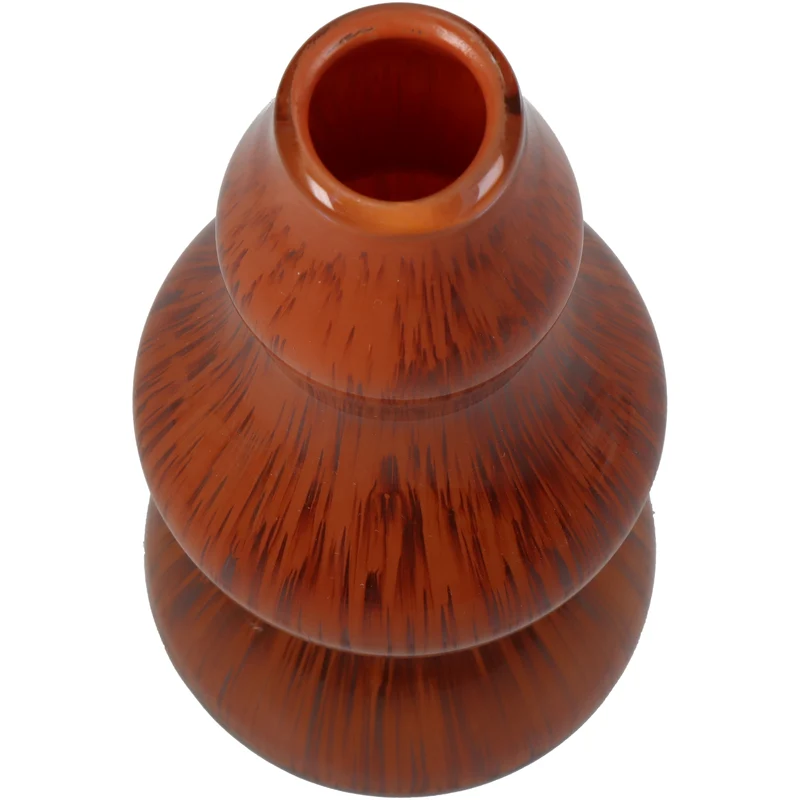 Vase Glas Rot 10x10x22cm