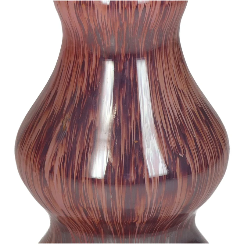 Vase Glas Rosa 10x10x22cm