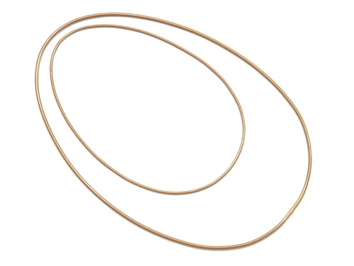 Metall-Eierring 32x47cm gold