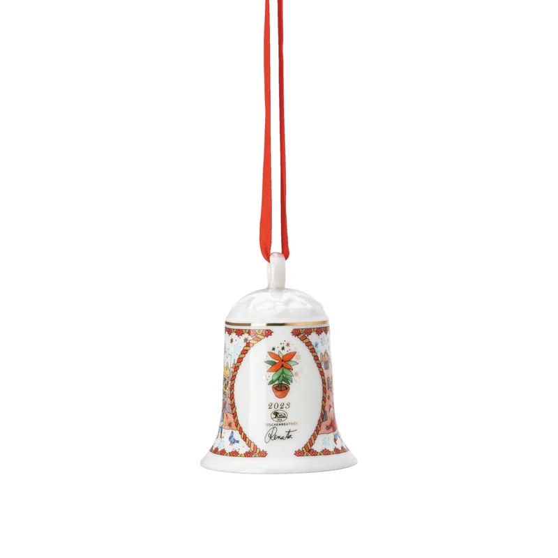 Hutschenreuther Porzellanglocke Weihnachtsglocke 2023