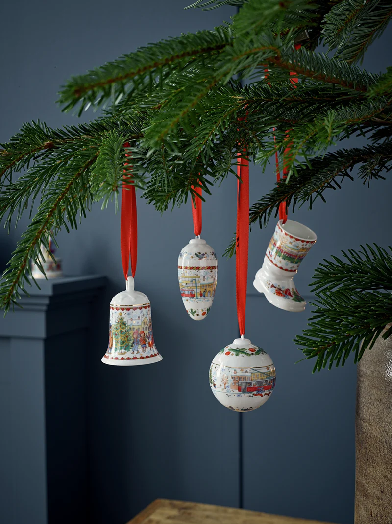 Hutschenreuther Porzellanglocke Weihnachtsglocke 2023