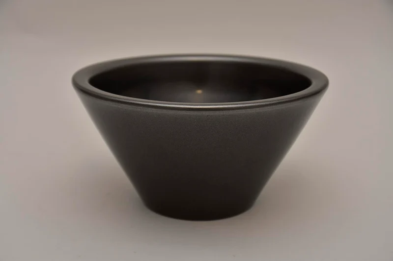 Konische Schale Dekoration, 21 cm Metall