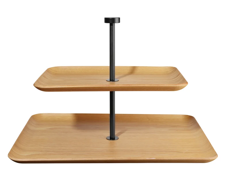 ASA Selection wood Etagere 2-stufig rechteckig