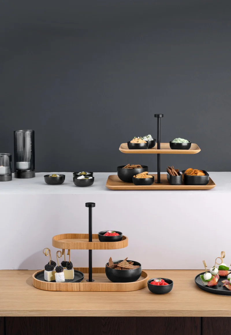 ASA Selection wood Etagere 2-stufig rechteckig
