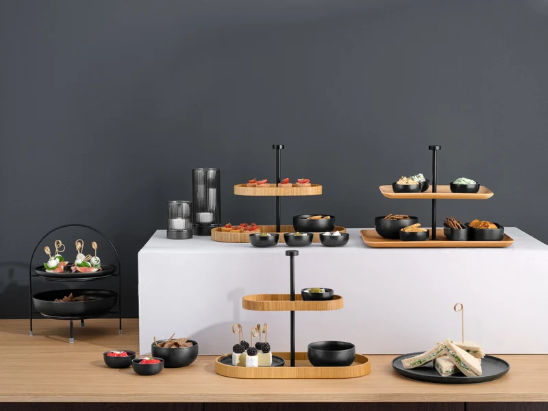 ASA Selection wood Etagere 2-stufig oval