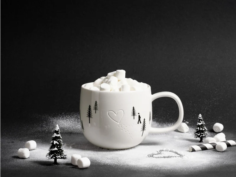 ASA Selection Joy Henkelbecher heart in the snow 10cm