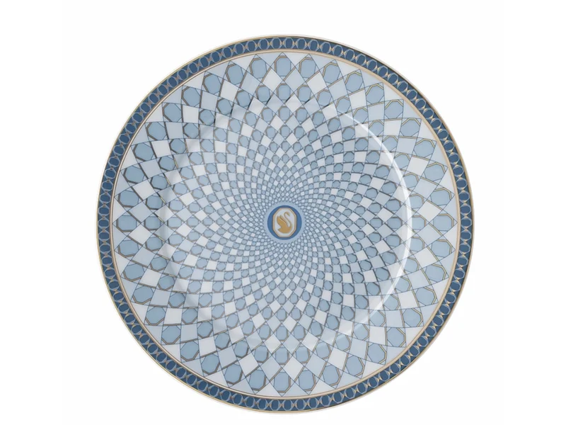 SwarosvkiXRosenthal Signum Azure Brotteller 18 cm