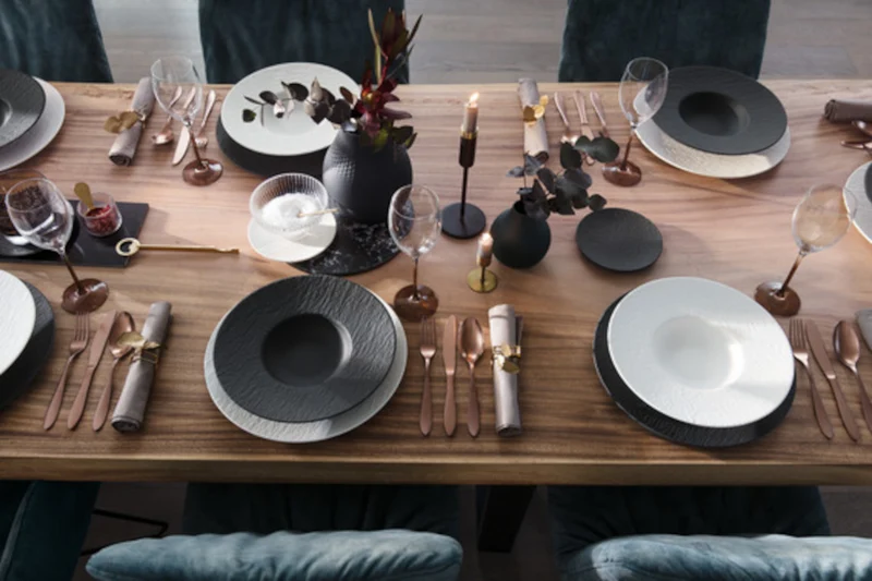 Villeroy & Boch Manufacture Rock Tellerset 6tlg