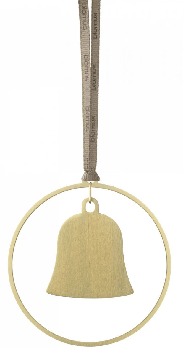 Blomus KITAI Weihnachtsschmuck Glocken gold 4er Set 8cm