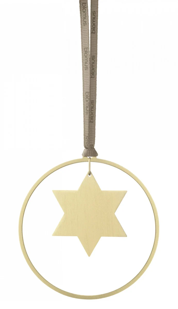 Blomus KITAI Weihnachtsschmuck Sterne gold 4er Set 8cm