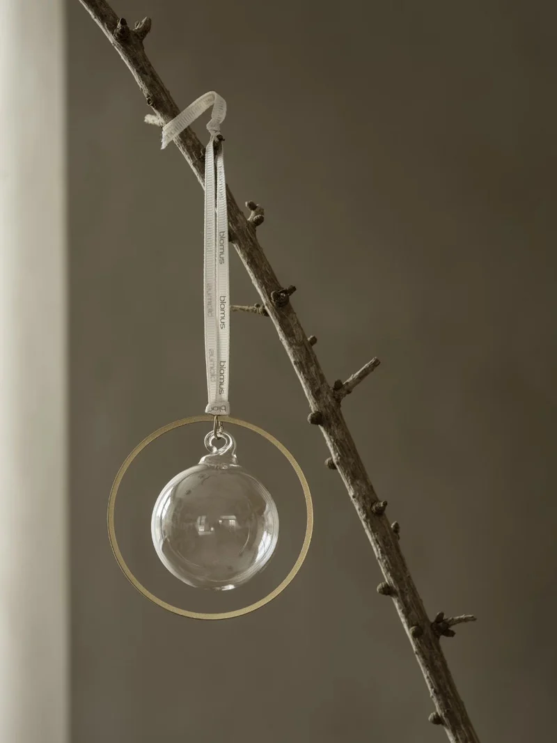 Blomus KITAI Weihnachtsschmuck Glaskugeln clear 4er Set 8,5cm