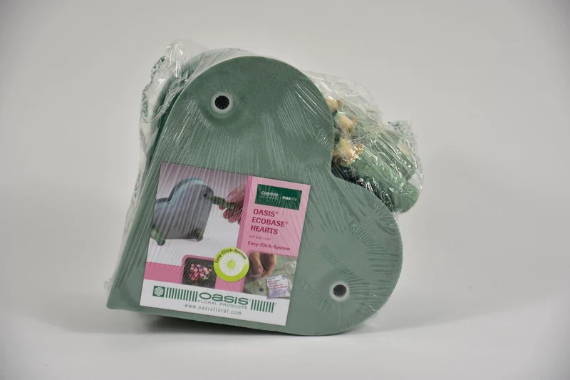 Oasis Eco-Basis Herz 20 cm Packung zu 2