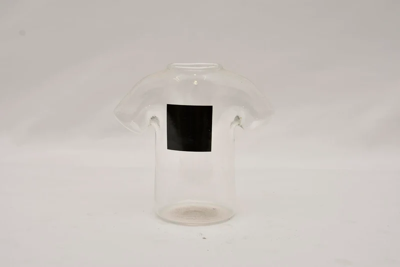T-Shirt Vase beschreibbar H12 13x7