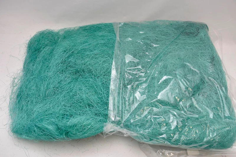 Flachshaar Sisal türkis 300 Gramm