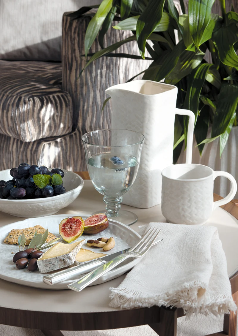 Greengate Leinen Tischset off white 50x40cm