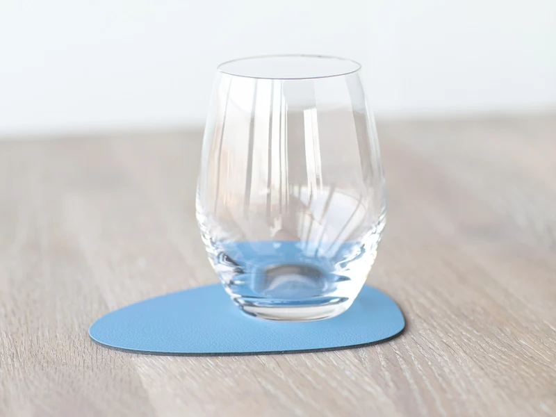 LIND DNA NUPO Untersetzer Curve cool blue 11 x 13 cm