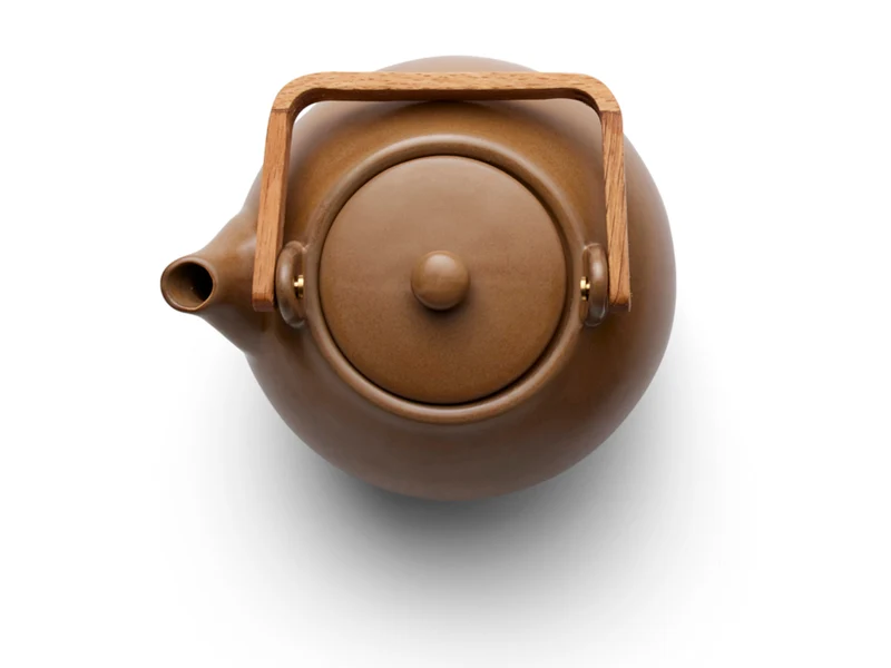 Bitz Teekanne wood mit Teesieb 1,2 l