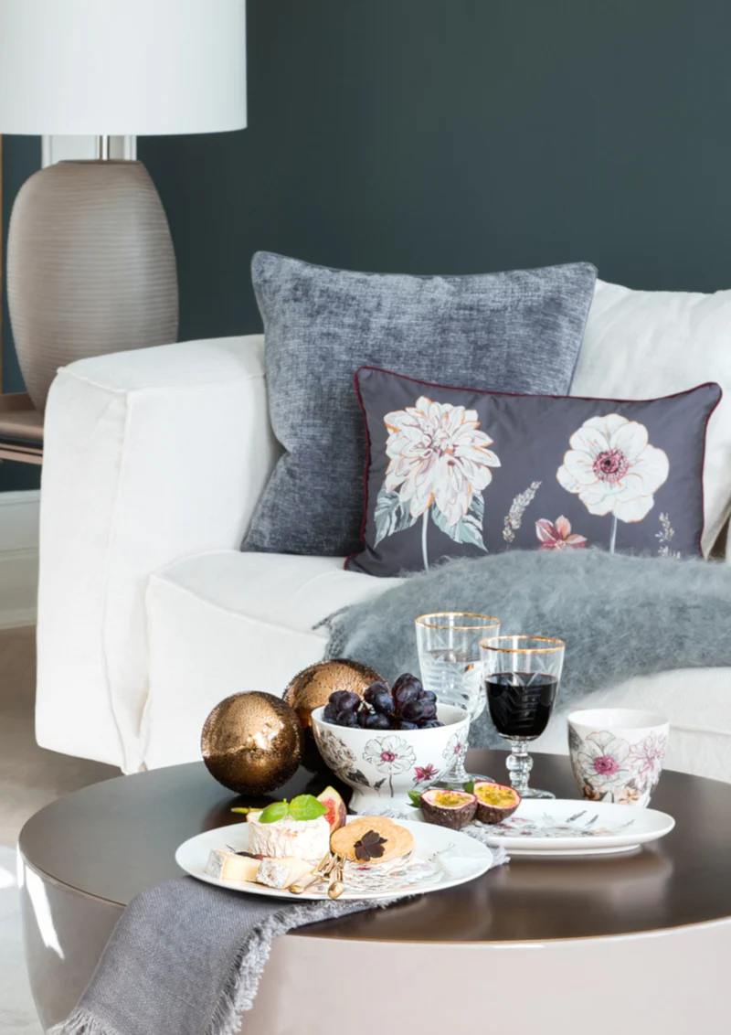Greengate Nila Stoffserviette weiss 40x40cm