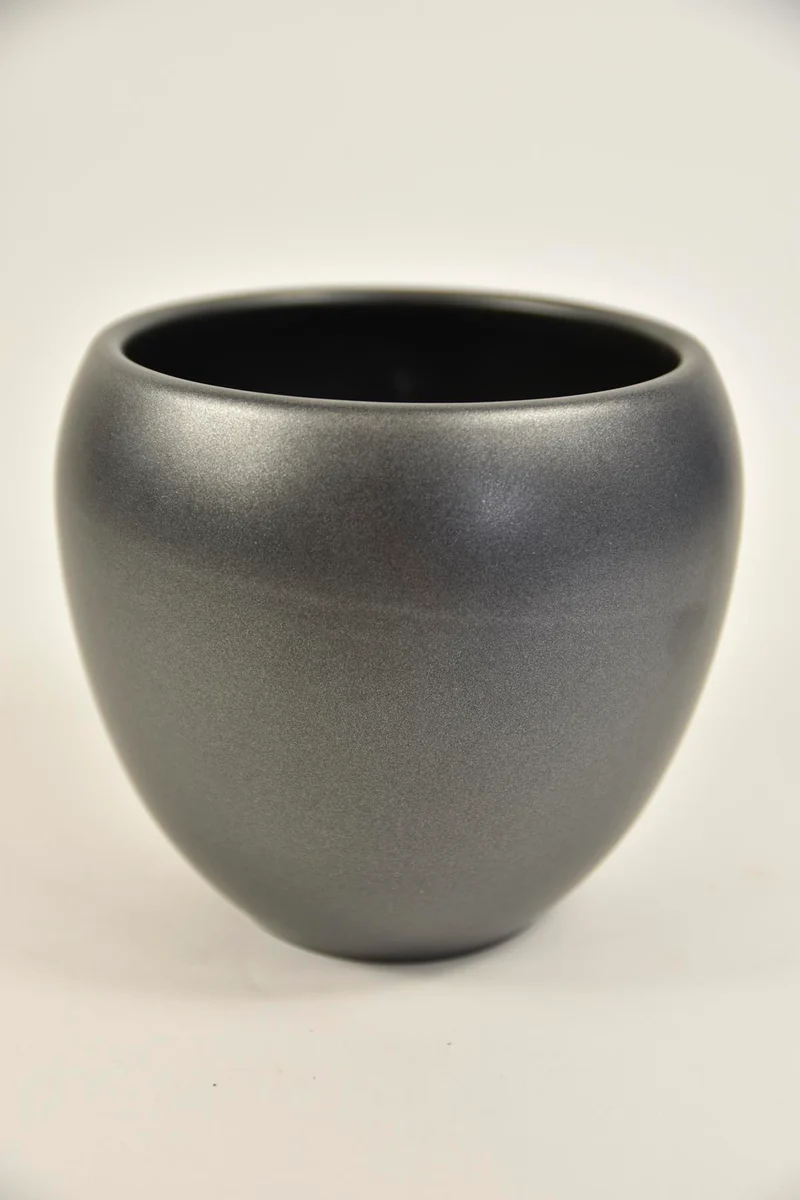 Blumentopf Schüssel, 17 cm - Graphit