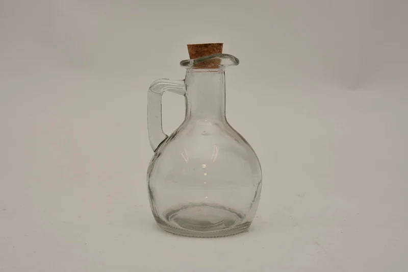 Karaffe Glas Henk mit Korken klar D8 H12cm