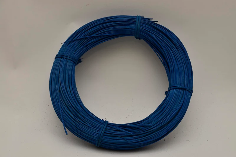 Peddigrohr (ca. 200g) Irisblau