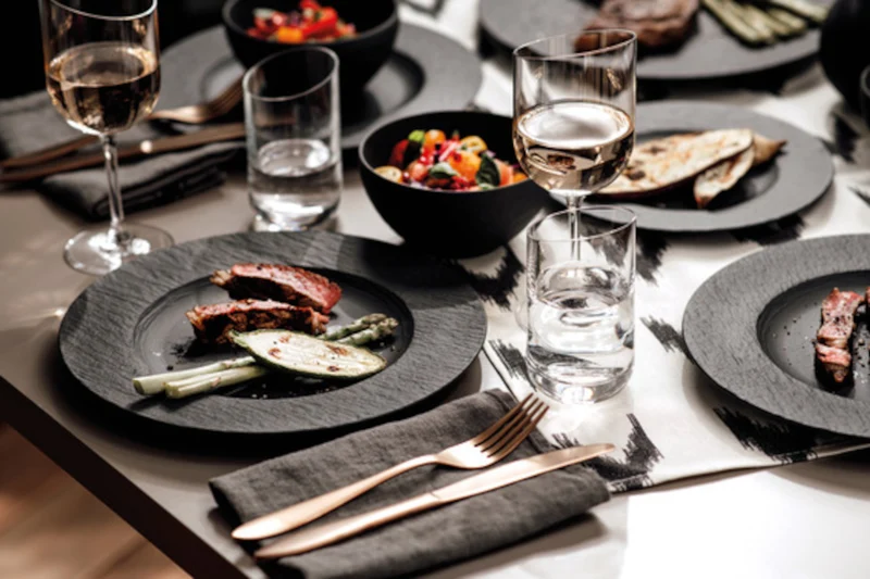 Villeroy & Boch Manufacture Rock Tafelset 4tlg