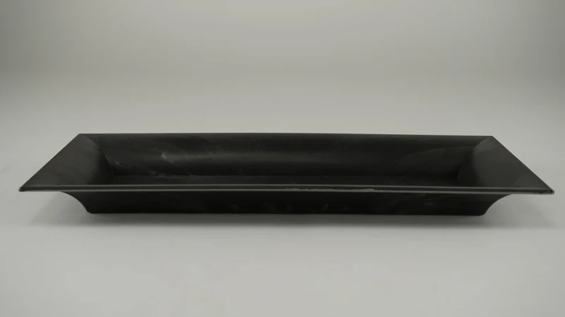 Tablett Oblong Grau 28x12x2cm