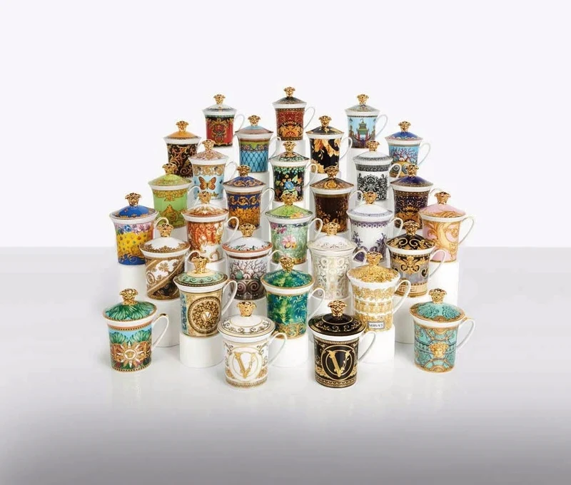Versace Becher m.Dkl./30Y. Le Roi Soleil