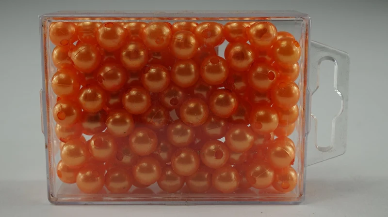 Perlen 10 mm orange 115 Stück
