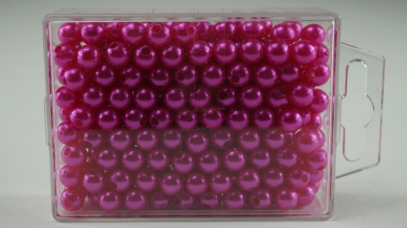 Perlen 8 mm fuchsia 250 Stück