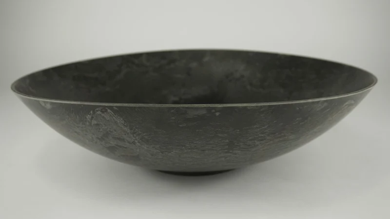 Schale grau D35 H10cm
