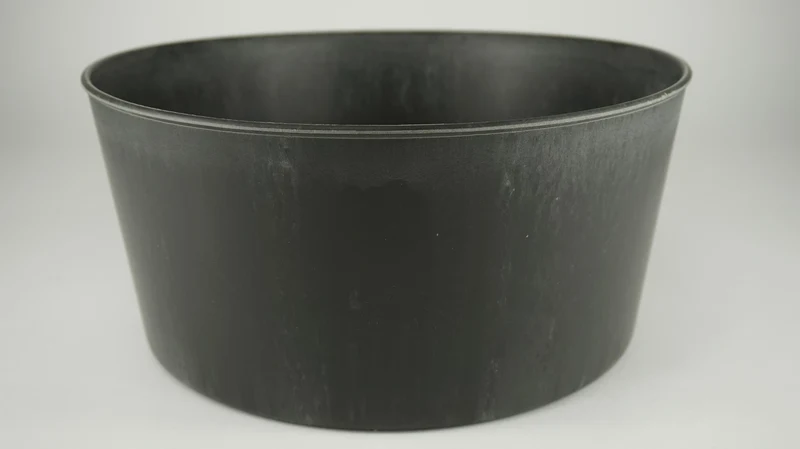 Teil rund grau D29 H14cm