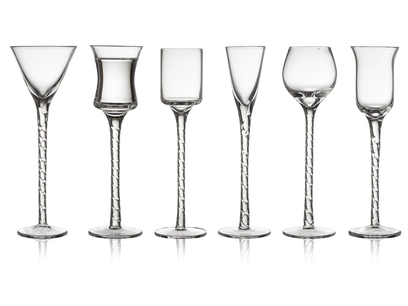 Lyngby Rom Schnappsglas klar 18 cm Set6